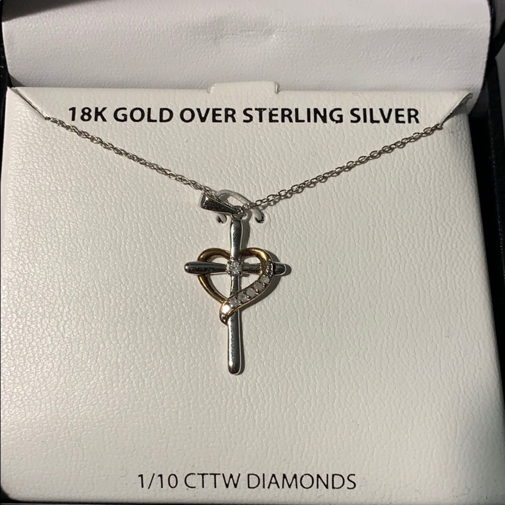 Macy’s Necklace - 18” 18k Gold/Sterling Silver